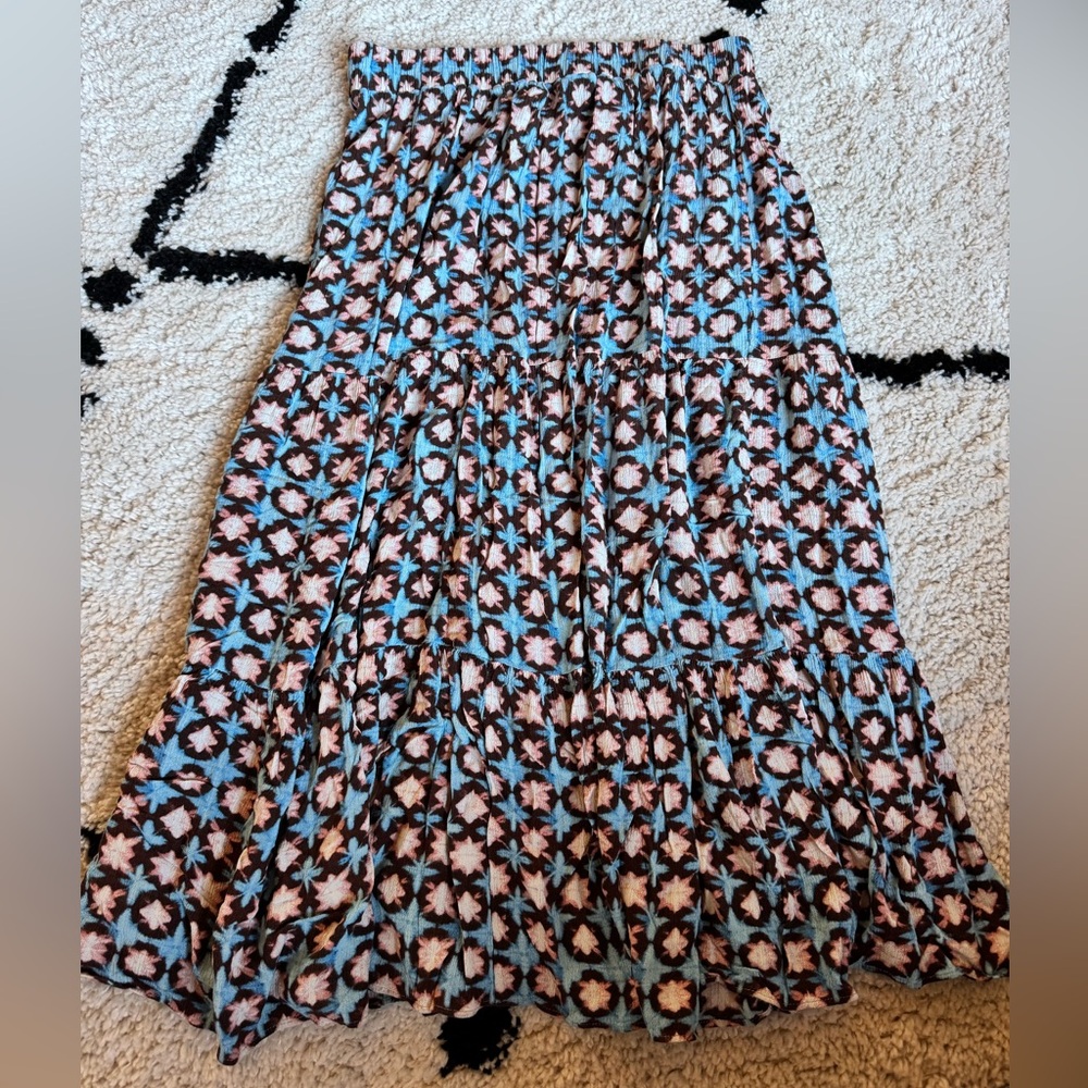 LOFT Multicolor Maxi Skirt